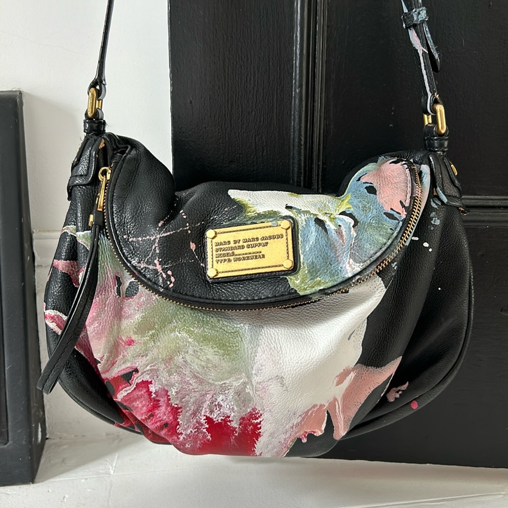 One-of-a-kind Marc by Marc Jacobs painted Crossbody Bag